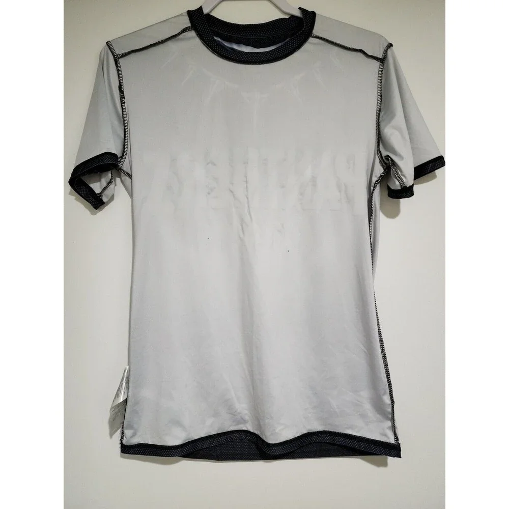 Cody Lundin Sport Mens Panthers Short Sleeve T-Shirt Size S/M Gray White - Picture 4 of 10